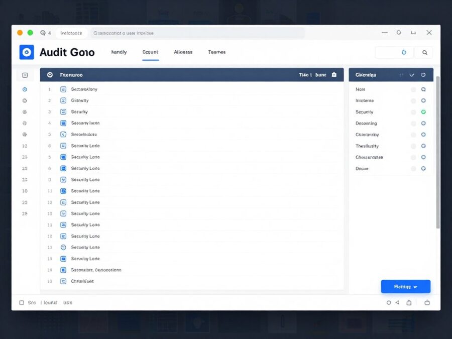 Audit logging and monitoring dashboard