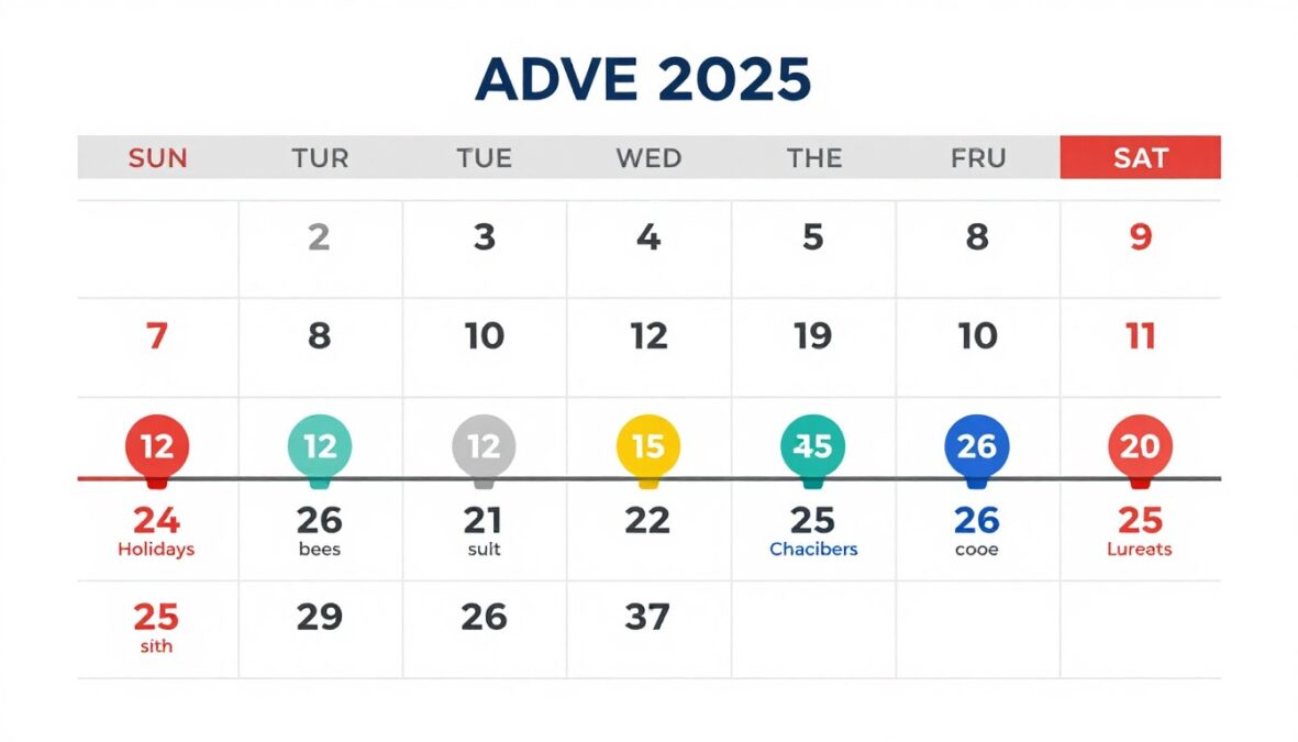 Calendar showing predicted promotional periods for Claude AI throughout 2026