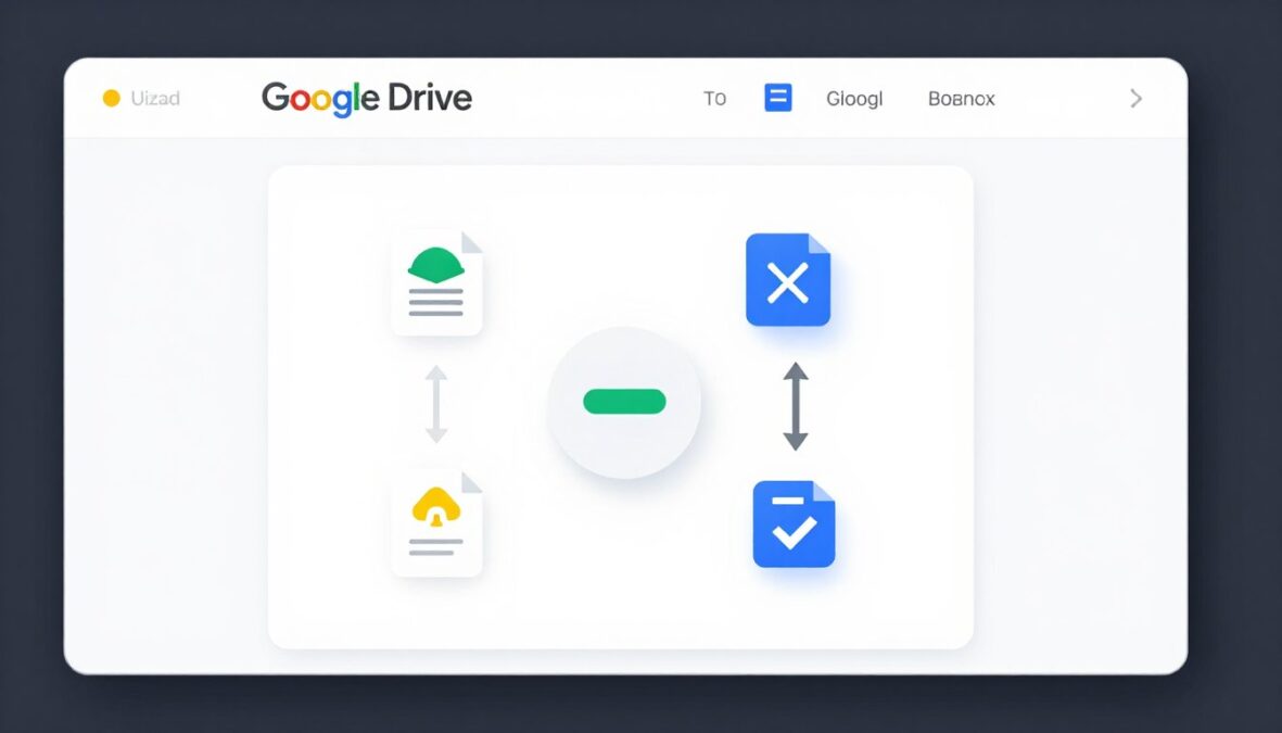 Cloud storage integration workflow showing file sync process