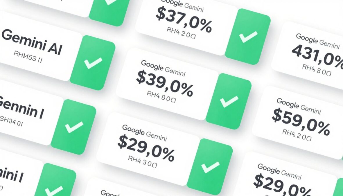 Collection of verified Google Gemini AI promotional codes