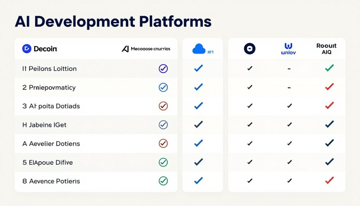 Comparison chart showing Lovable AI against competitor platforms