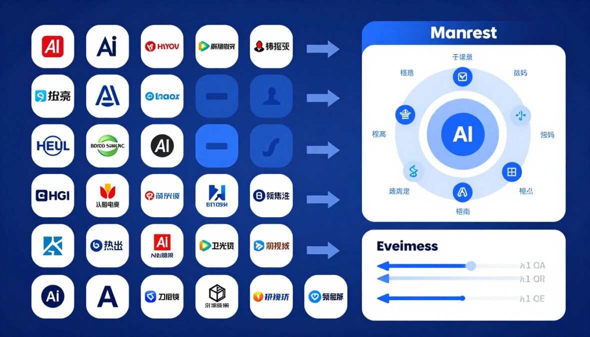 Competitive AI market landscape