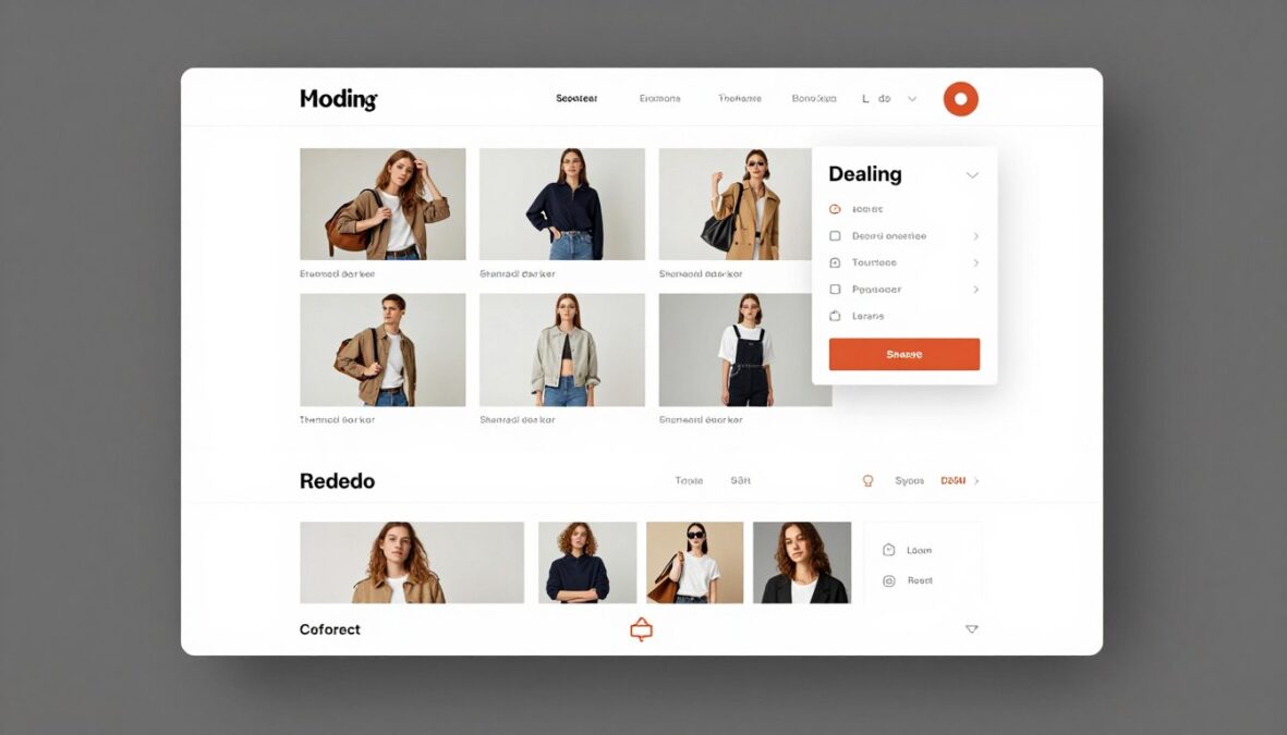 Custom e-commerce store interface built with Lovable