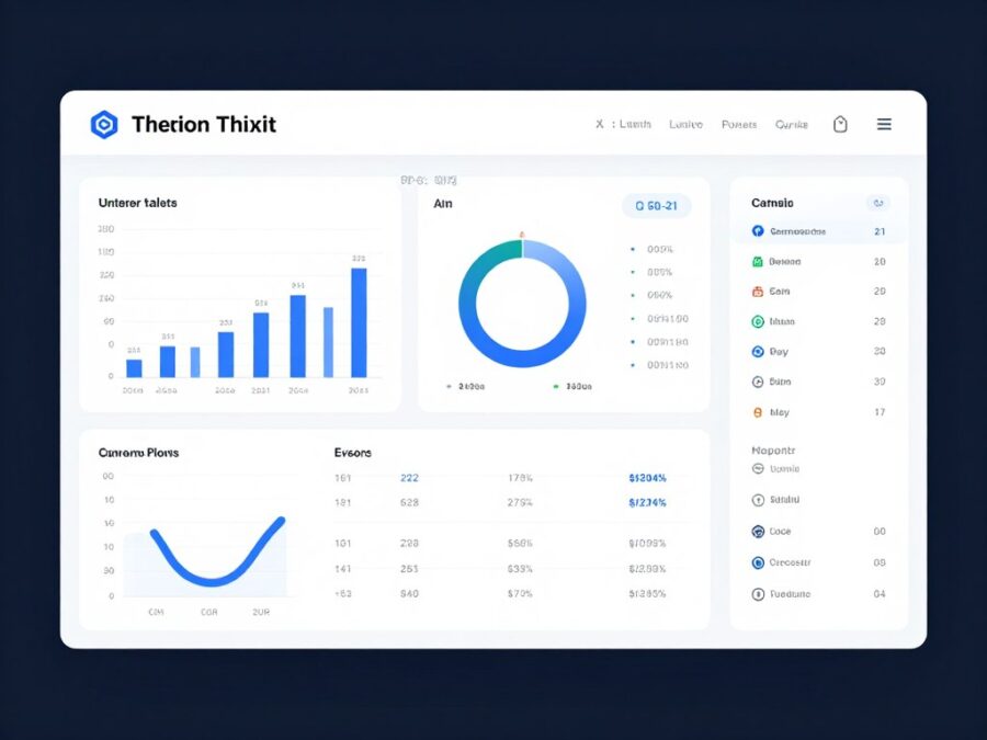 Custom internal business dashboard built with Lovable