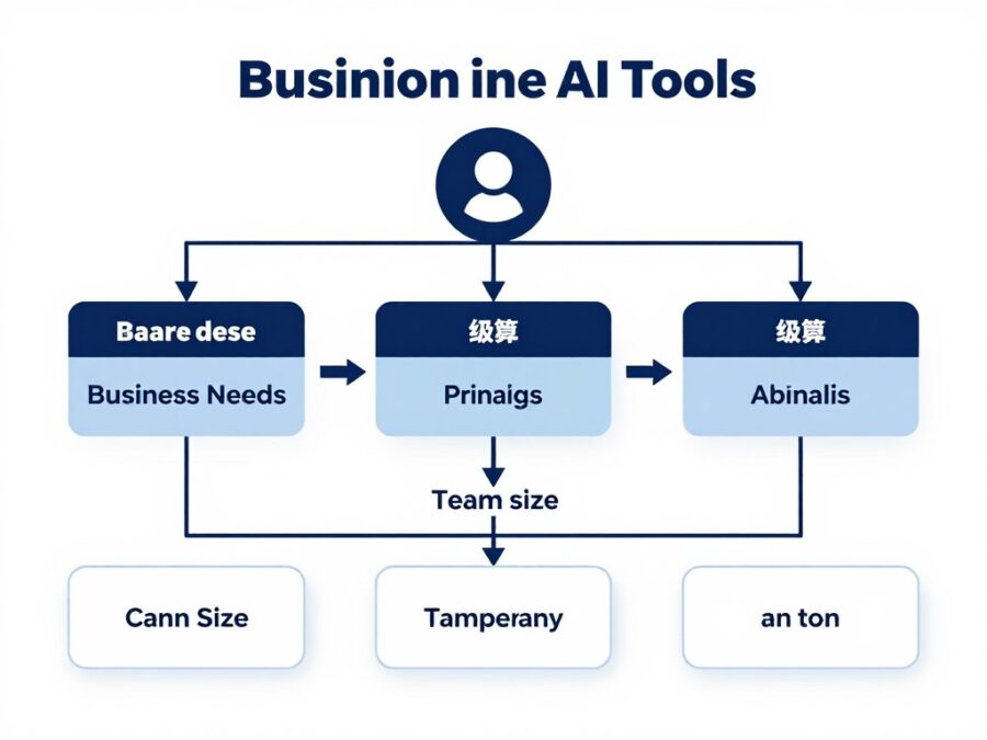 Decision flowchart for selecting AI tools