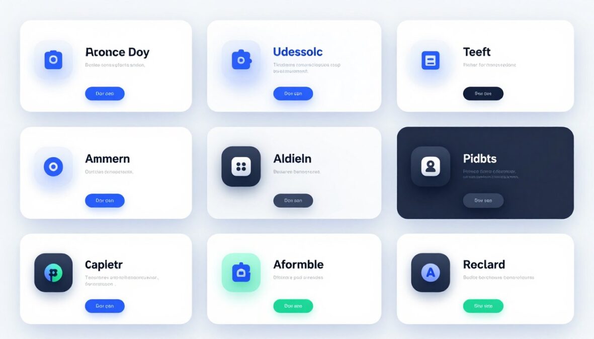 Design consistency analysis showing AI-generated screens side by side