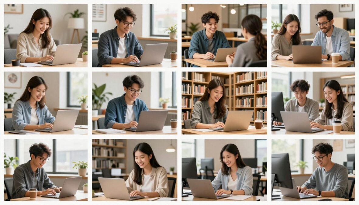 Diverse group of users sharing experiences with Gemini AI