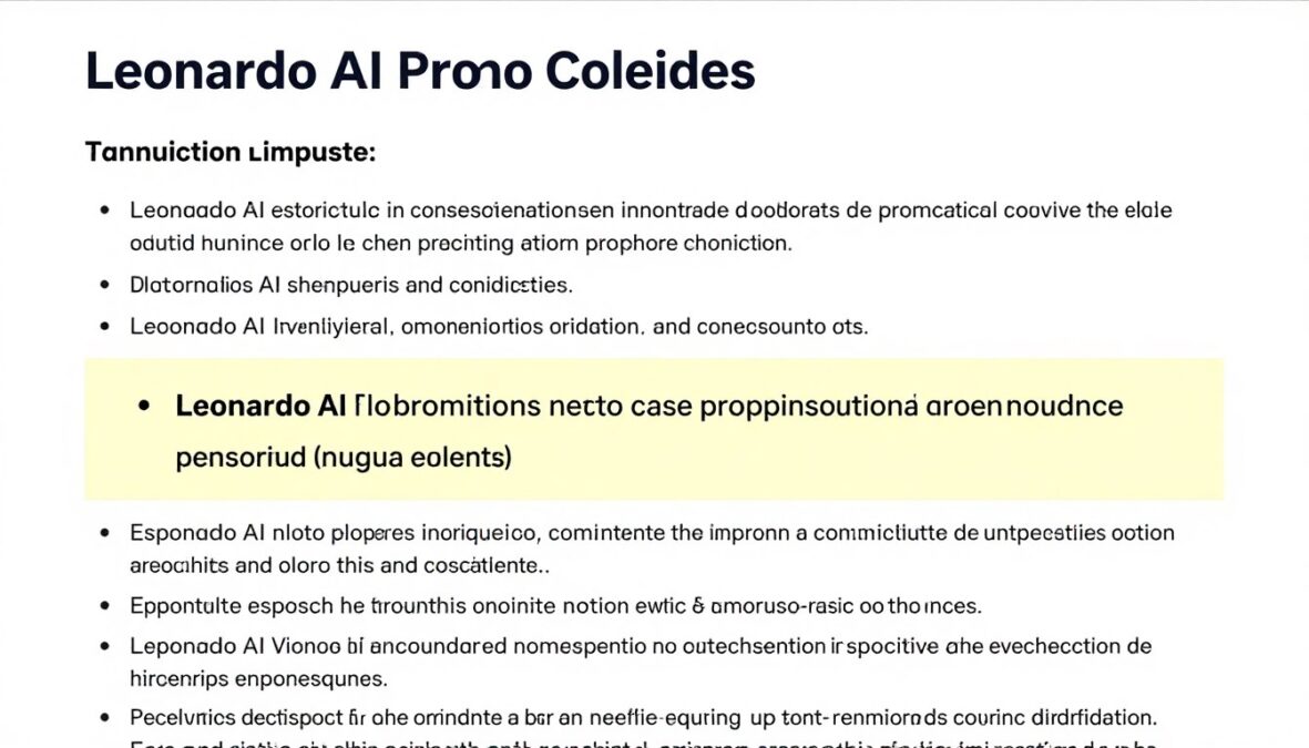 Document showing Leonardo AI promotional terms and conditions explanation