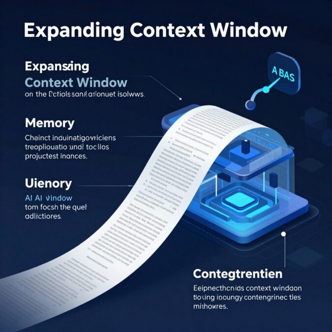 Extended context window visualization