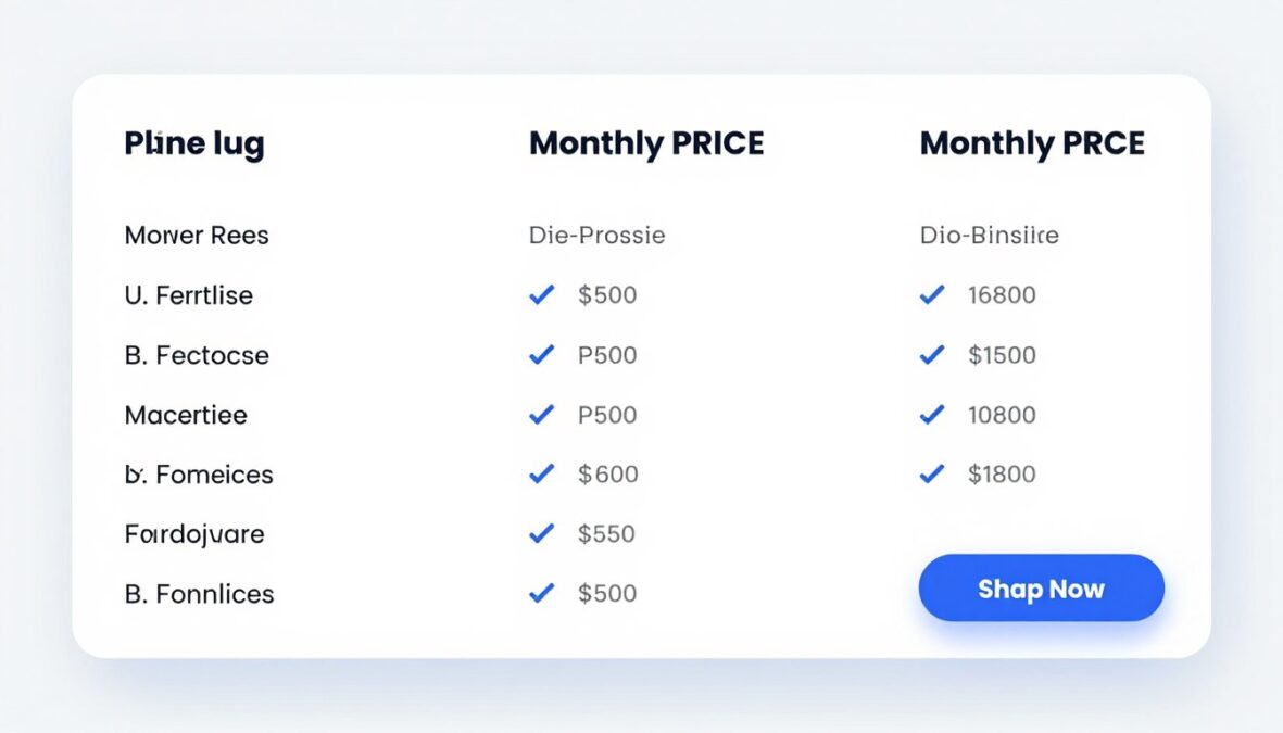 Lovable AI pricing plans comparison chart