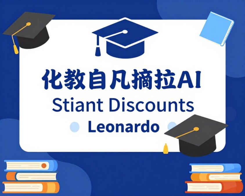 Student discount program for Leonardo AI showing educational pricing benefits