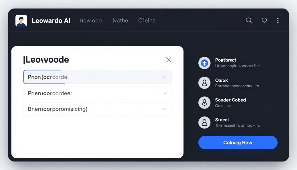 Tutorial screenshot showing Leonardo AI promo code redemption process