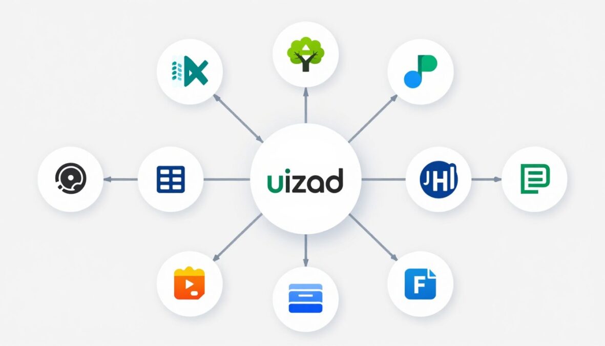 Uizard integration ecosystem showing connected tools and platforms