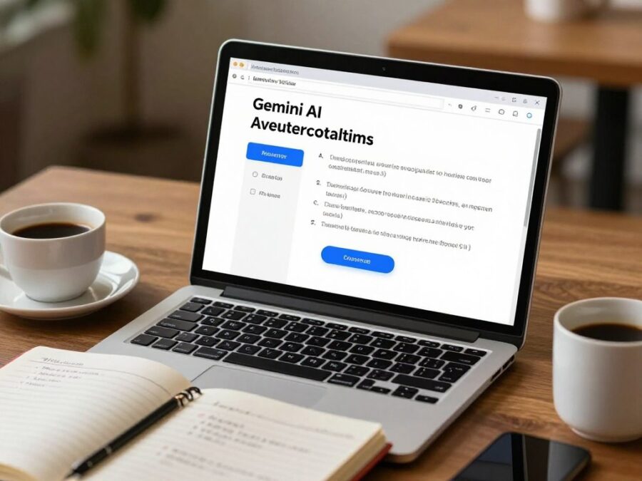 User learning advanced Gemini AI features tutorial