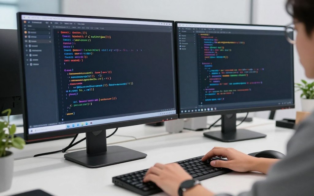 Developer using Gemma 4 for code generation in IDE