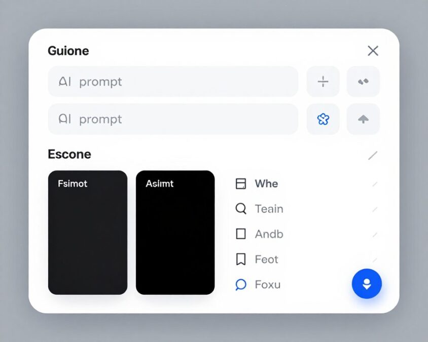 Godmode AI prompt interface with goal-setting options
