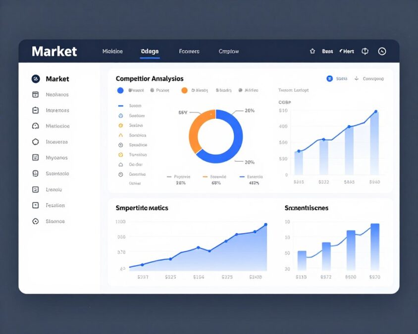 Market research dashboard powered by Godmode AI