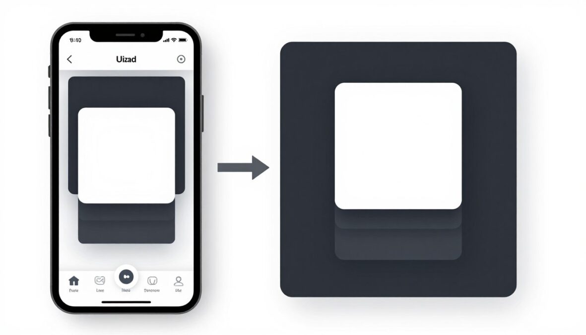 Screenshot conversion feature transforming image to editable design