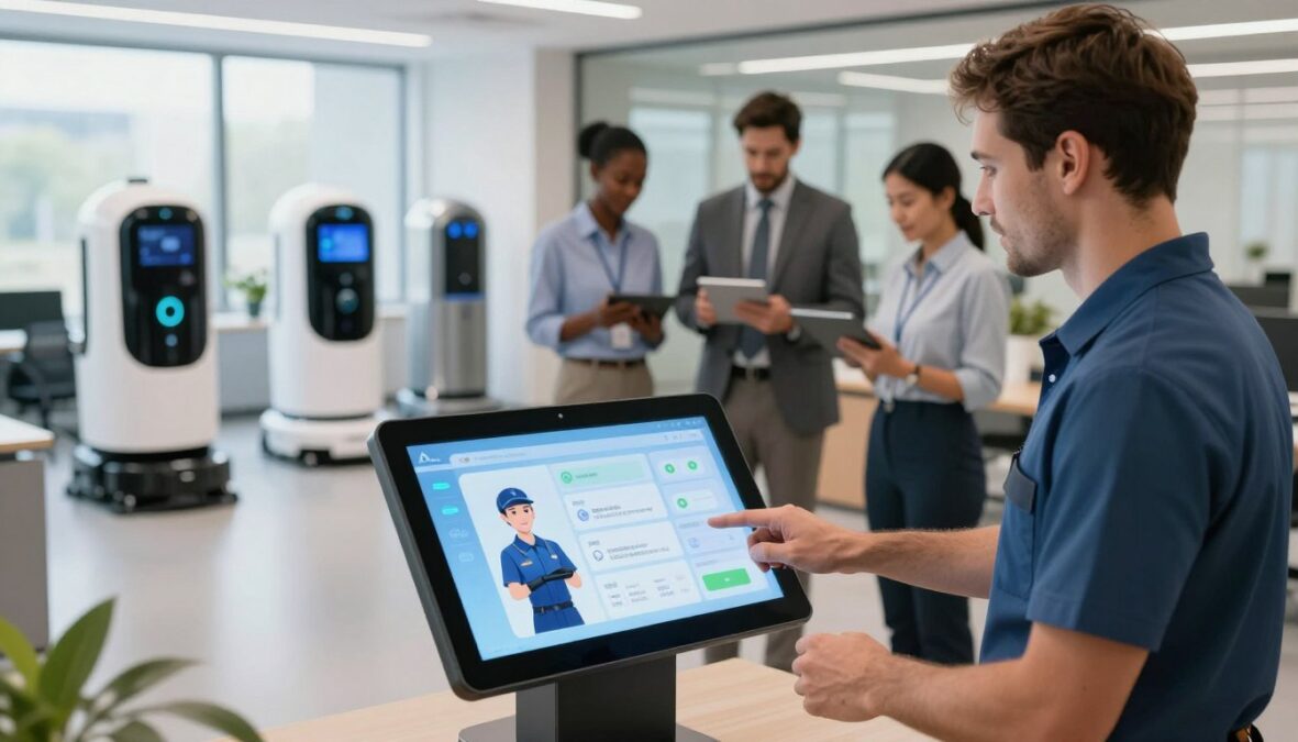 ai chatbot advancements in janitorial sector