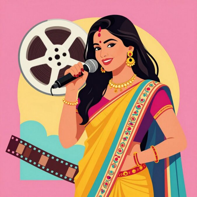 90s Bollywood style icon