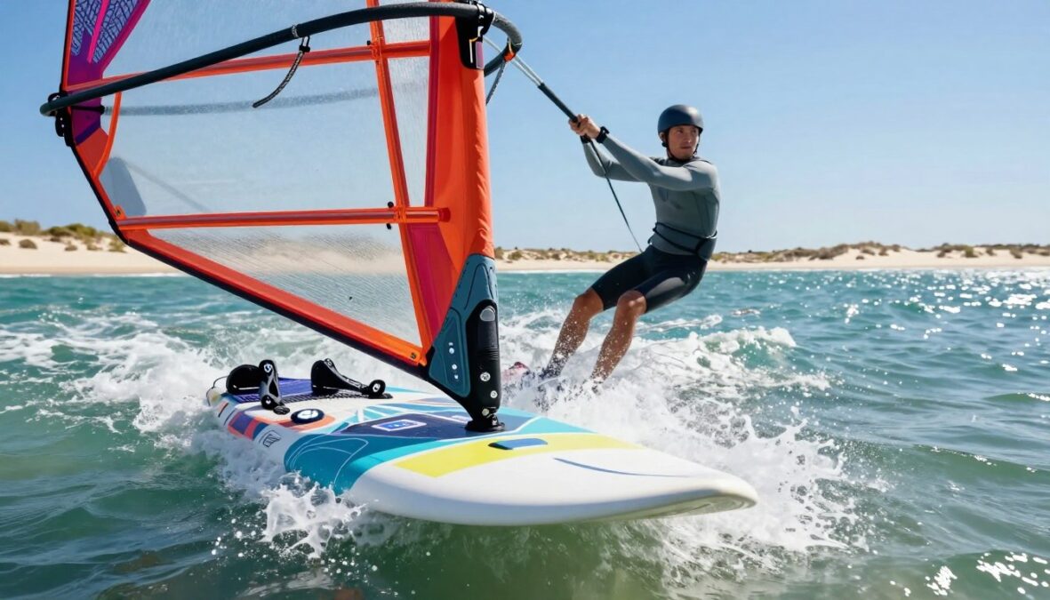 AI-enhanced windsurfing equipment AI-enhanced windsurfing equipment