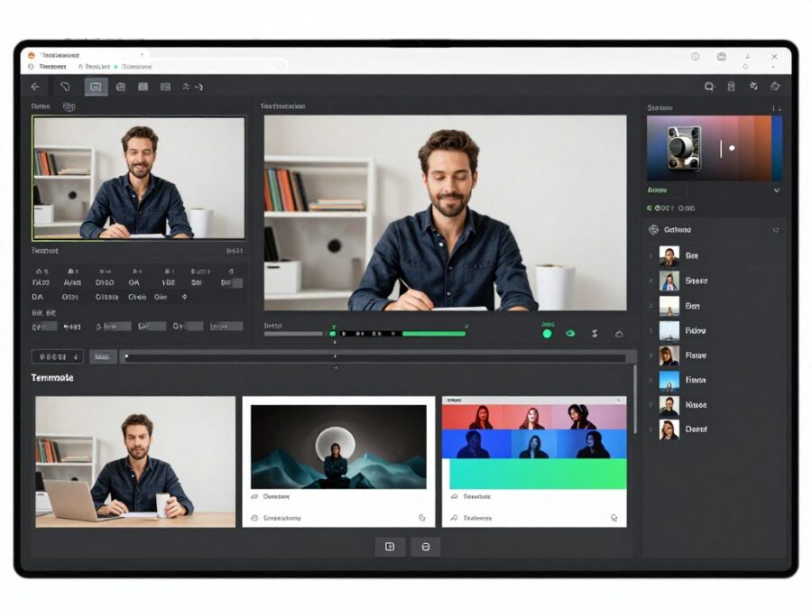 InVideo interface showing template selection