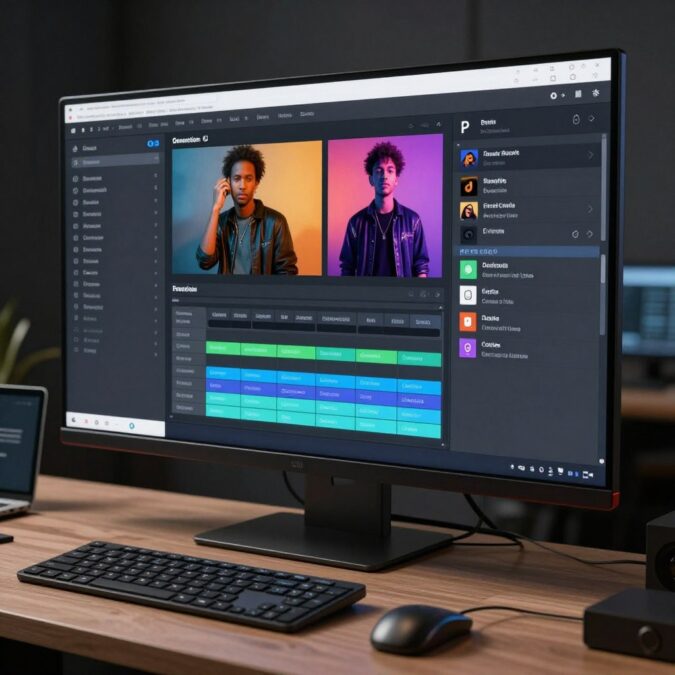 Loudly AI music studio interface