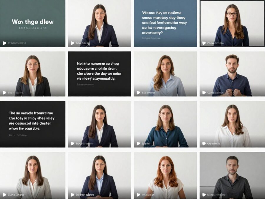 Various types of faceless video content examples