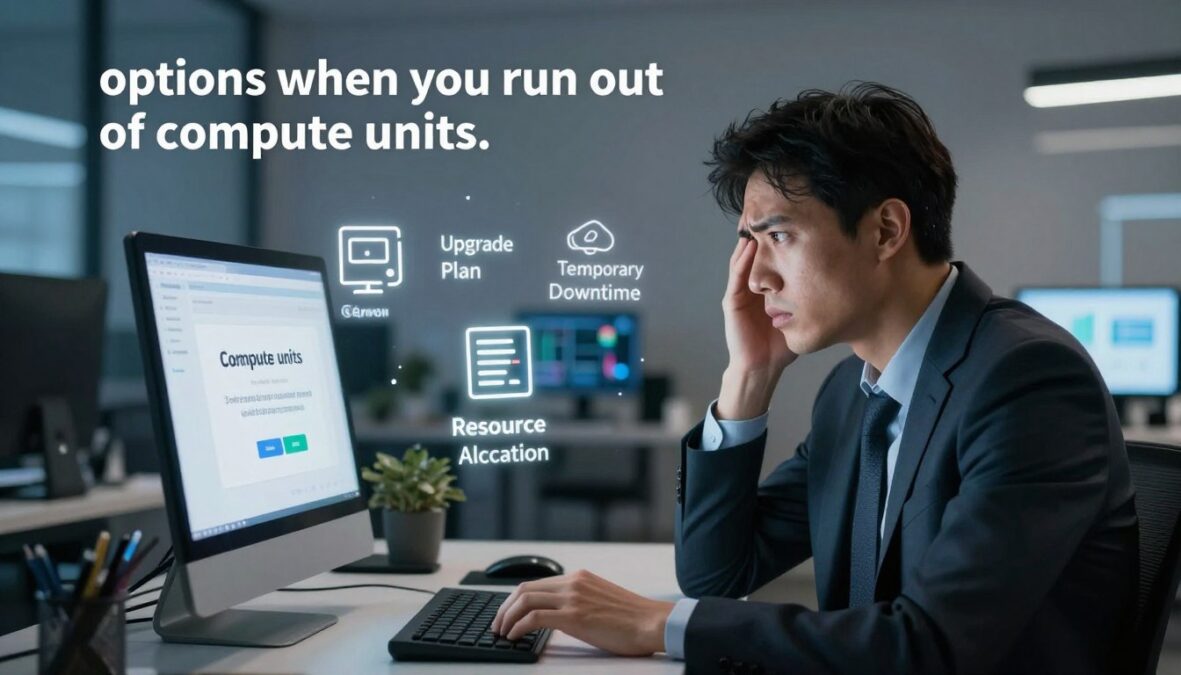 options when you run out of compute units