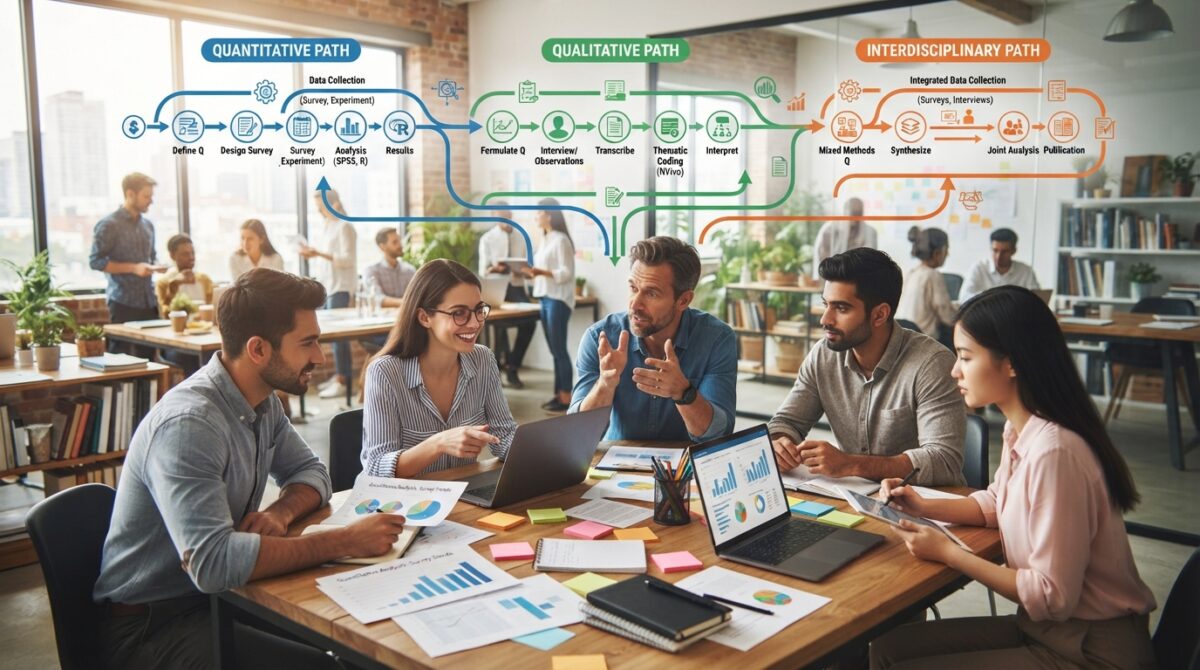 Research workflows for different researchers